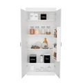 Varese Pantry Cabinet, Double Door, Five Shelves