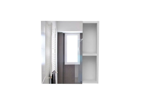 Labelle Medicine Single Door Cabinet With Mirror, Five Internal Shelves