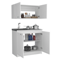 Zurich Cabinet Set, Two Shelves