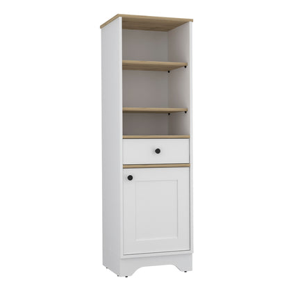 St. Cloud Linen Cabinet, One Drawer, One Cabinet, Multiple Shelves