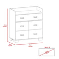 Sorrentino Dresser, Four Drawers, Single Double Drawer