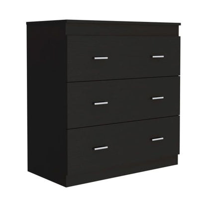 Classic Three Drawer Dresser, Superior Top, Handles