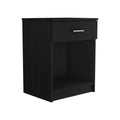 Eco Nightstand, Superior Top,  Single Drawer, Lower Shelf