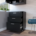 Storage Cabinet - Superior Top, Drawer Base Cabinet, Three Drawers, Four Casters