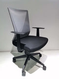 Cox Office Chair, Nylon Base Black, Fixed Armrest