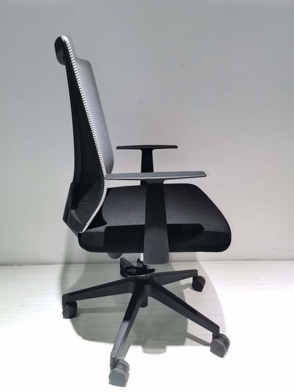 Cox Office Chair, Nylon Base Black, Fixed Armrest