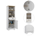 St. Cloud Linen Cabinet, One Drawer, One Cabinet, Multiple Shelves